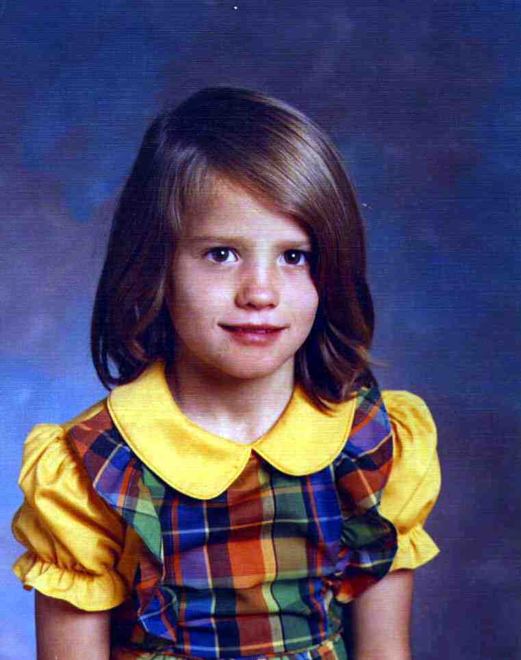 Susan's 1st grade school picture.